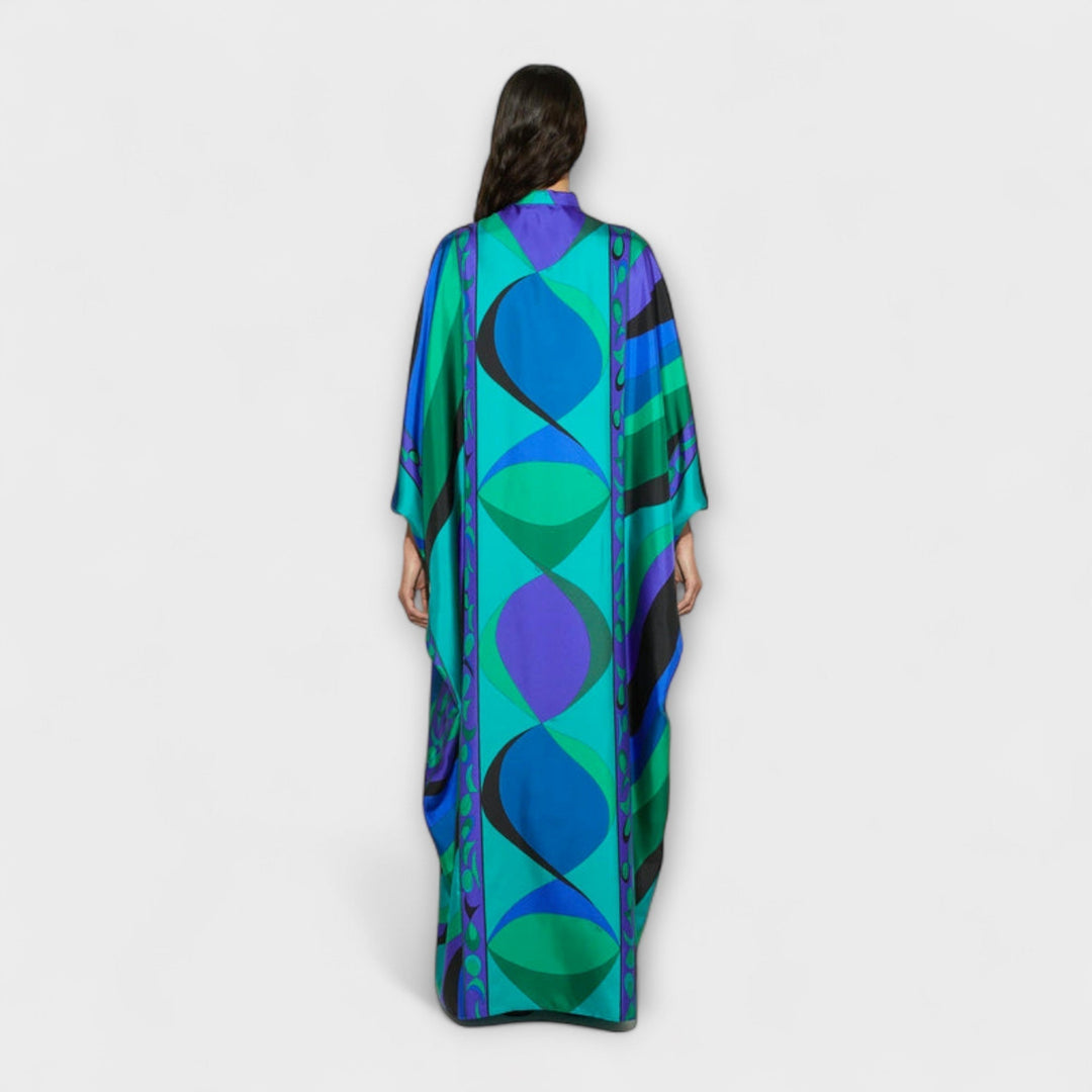 Harper - Vibrant Psychedelic Kaftan