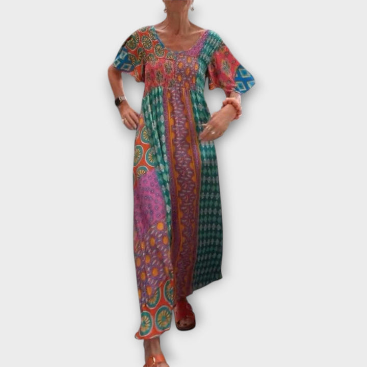 Melania - Vibrant Boho Dress