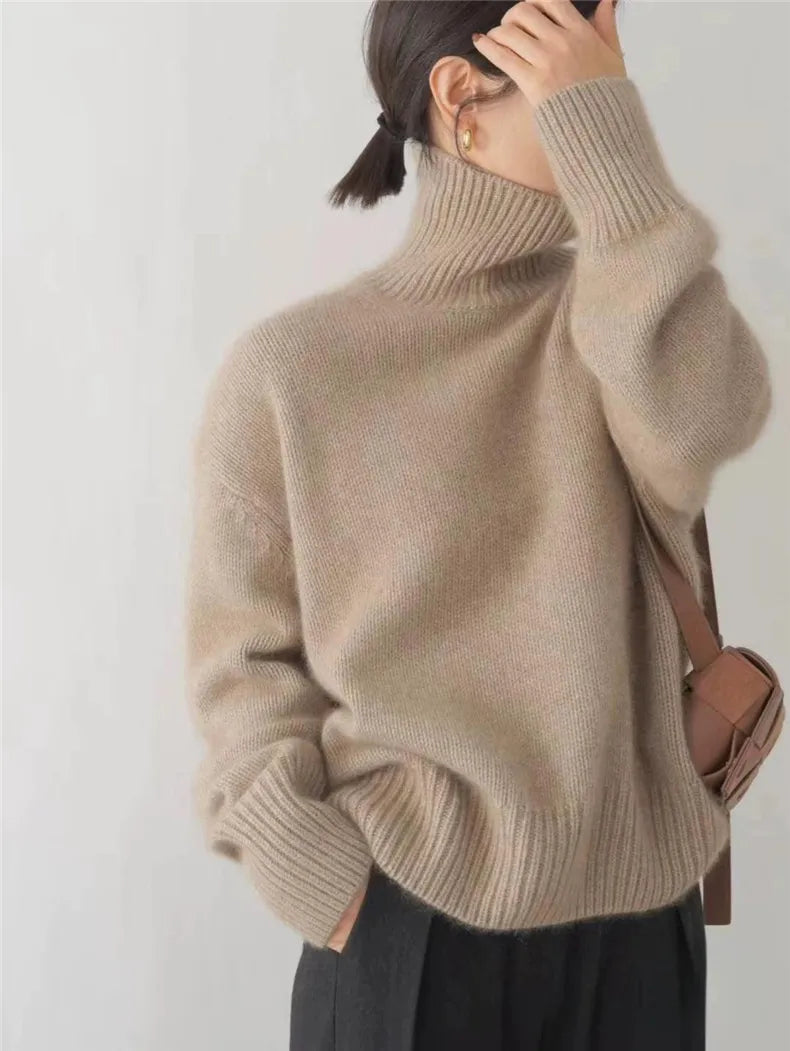 Isabella | Stylish High Neck Sweater
