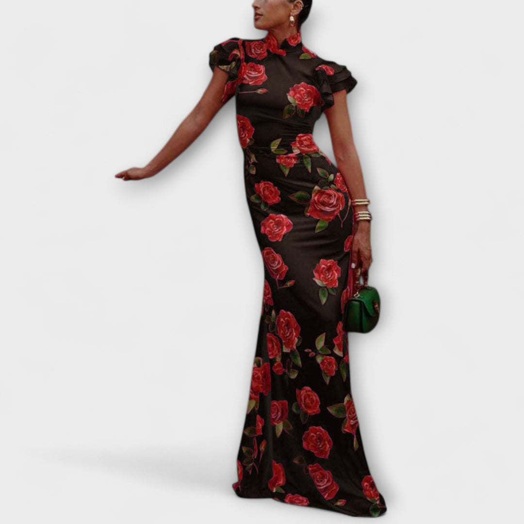 Luna - Maxi Dress with Floral Print